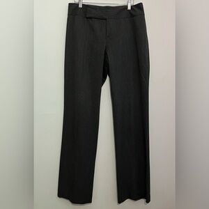 Nine West Dark Gray Straight Leg Dress Pants Size 6